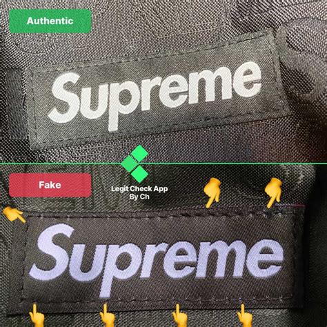 how to spot fake supreme shoulder bag|is your supreme bag real.